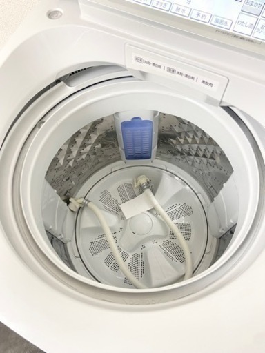 激安‼️泡洗浄 業界最大サイズの投入口 すぐソコスタイル Panasonic洗濯機NA-JFA803?