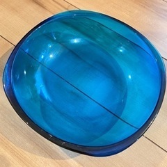 青色の綺麗な大皿 差し上げます！