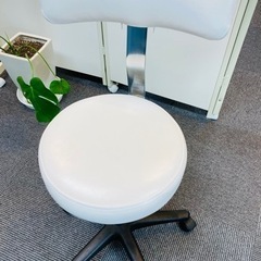 【美品】ワーキングチェア　ラウンドスツール　高さ調整椅子