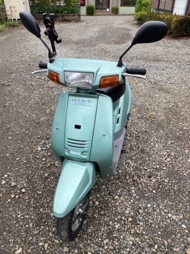 原付　ヤマハバイク　ミント
