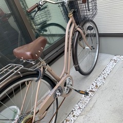 27inch 自転車 ベージュ
