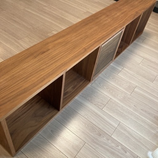 無印良品　スタッキングシェルフ五段　ウォールナット