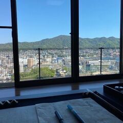 5月7日　コロナを吹き飛ばせ！無料写経会 初めてでも簡単、下書き付き写経用紙、手ぶらでOK、呉湾と市街一望の画像
