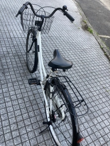 【整備済自転車】26インチ変速なし　大きめバスケット付　スペアキーあり　若林自転車　唐崎SALE❗️