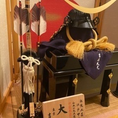 鎧兜飾り　伊達政宗　吉徳大光　★値引きしました。★引き取りにいらしたら更に１万円お引き致します。の画像