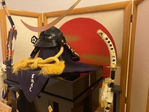 鎧兜飾り　伊達政宗　吉徳大光　★値引きしました。★引き取りにいらしたら更に１万円お引き致します。