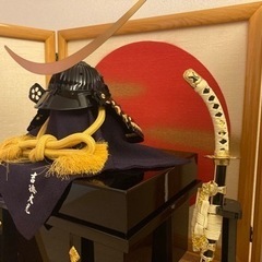 鎧兜飾り　伊達政宗　吉徳大光　★値引きしました。★引き取りにいらしたら更に１万円お引き致します。の画像