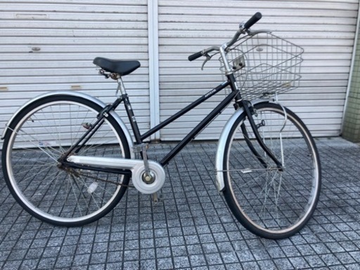 【整備済自転車】美品❗️27インチ　変速なし　鍵、ライト新品❗️スペアキーあり　若林自転車　唐崎店SALE❗️