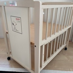 スヌーピー ベビーベッド