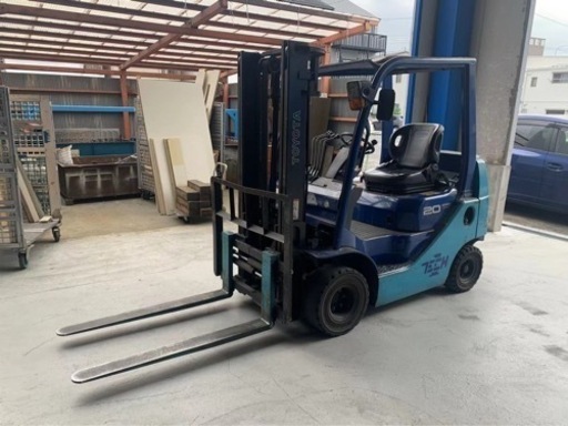 引き取り大歓迎  トヨタフォークリフト 中古車  8FGK20  ガソリンエンジン　ツメ左右自動調整