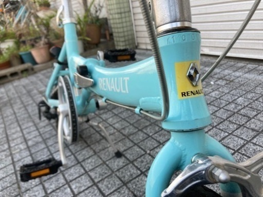 【ルノー】折りたたみ自転車　美品❗️6段変速付　アルミフレームで軽さ抜群❗️若林自転車　唐崎SALE❗️