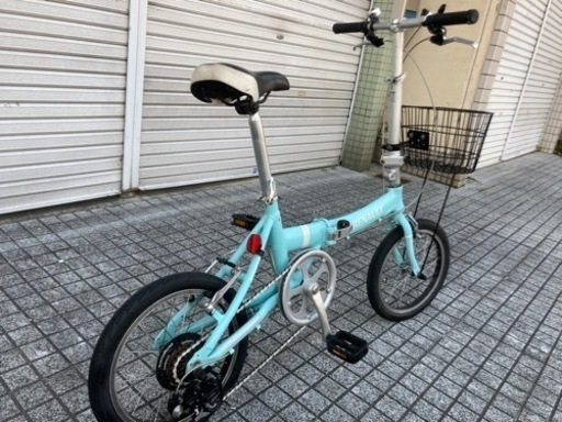 折りたたみ自転車】 20インチ ルノー製 6段変速 アルミフレーム 若林