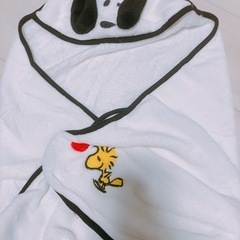 【ほぼ新品未使用】スヌーピーのおくるみの画像