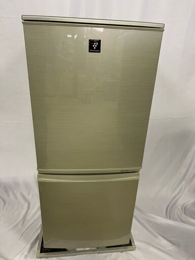 (売約済み)SHARP 2013年製　冷蔵庫 SJ-PD14X-N　137L つけかえどっちもドア プラズマクラスター搭載