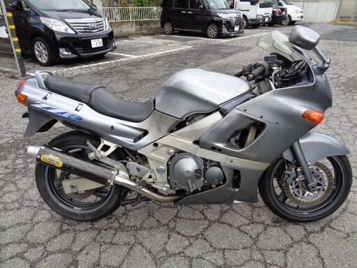 NO.4239　ＺＺＲ４００　Ｎ型　水冷４サイクル１６バルブ４気筒エンジン　ＳＰ忠男スーパーコンバット集合マフラー　グレー　☆彡