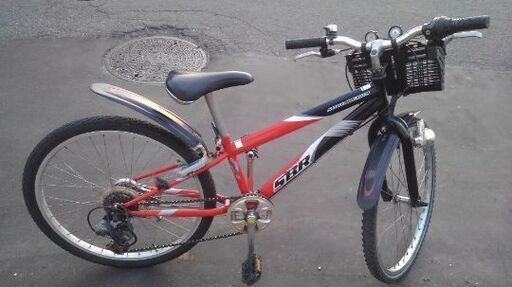 24インチ ?  子ども用 中古 自転車 5980円 ?6段切替 ?鍵 ?ライト付 安心の新規防犯登録料込み 226