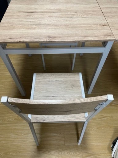 ※受け渡し者決定しました【ダイニングテーブルセット】伸長タイプ