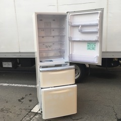 S334三菱電機 MITSUBISHI ELECTRIC MR-C37W [冷蔵庫（370L・右開き）