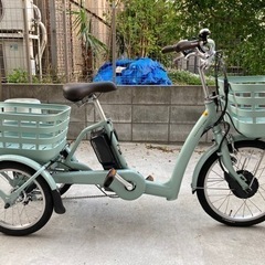 電動アシスト三輪自転車　