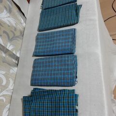 ストール生地 5点セットインド製１００％コットン＊手作りマスク用...
