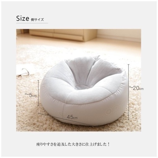 【訳あり 新品】お尻に優しいビーズクッション