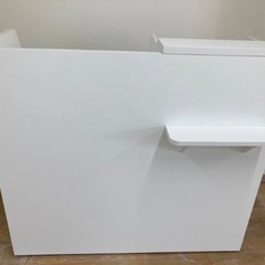 最終大幅値下げ!!美品 レジカウンター(ホワイト)の画像