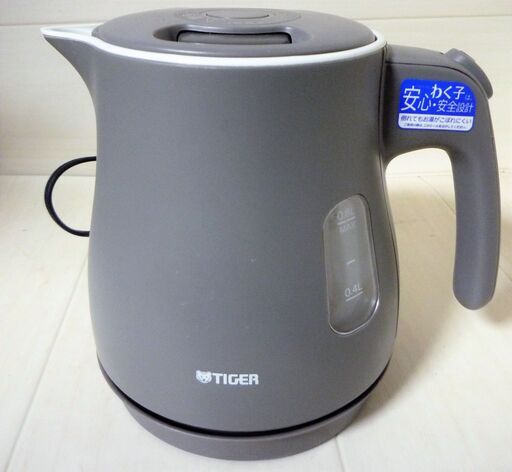 ☆タイガー魔法瓶 TIGER PCM-A080 0.8L 電気ケトル わく子◆2018年製・サッと沸く手軽さが好評