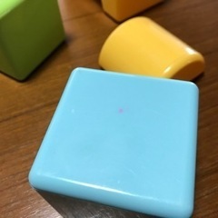 音の鳴るベビーブロックつみき(専用の袋つき)の画像
