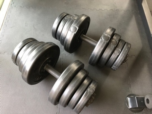 【受渡済】ダンベル20kg ×2