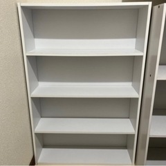 4段本棚 ホワイト