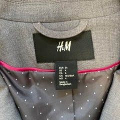 ジャケット　グレー　H&Mの画像