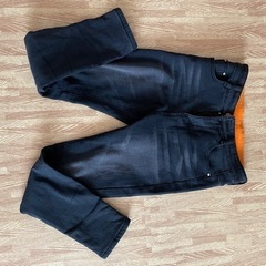 裏起毛　デニムパンツ　レディース　