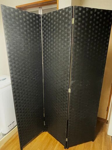 衝立　間仕切り　パーテーション　3連