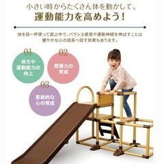 【お値下げしました！】ジャングルジムすべり台（折りたたみ可能）の画像