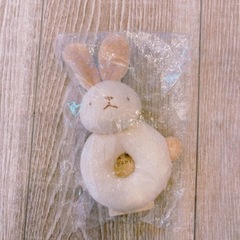 うさぎ がらがら オーガニックコットン100パーセント