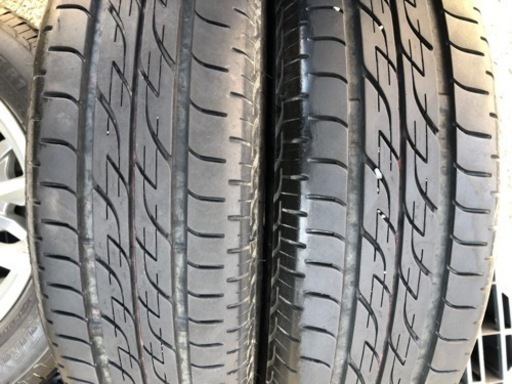 155/65R13 溝有り ブリヂストン 夏タイヤアルミホイール付き4本 ミラ アルト ライフ パレット ルークス他軽自動車全般 155/65R13 溝有り ブリヂストン 夏タイヤアルミホイール付き4本 ミラ