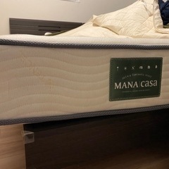 シングルマットレス、シングルベッドフレームの画像