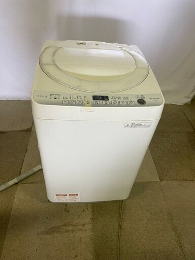 (売約済み)SHARP 2017年製洗濯機 ES-T709　7.0kg 風乾燥付き