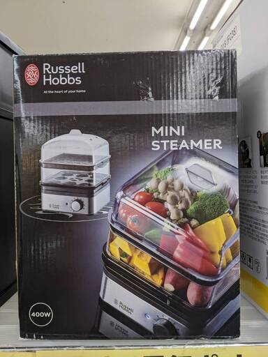 更に値下げ致しました 未使用品RussellHobbs ラッセルホブス ミニスチーマー