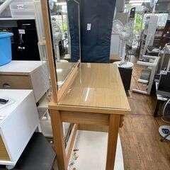 鏡台　No.1499　ドレッサー　椅子付き　〖リサイクルショップどりーむ鹿大前店〗の画像