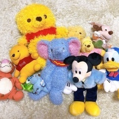 ディズニー ぬいぐるみまとめて