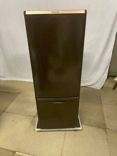 (売約済み)Panasonic 168L カテキン抗菌・脱臭フィルター　大きめ冷凍室 2ドア 2015年製　冷蔵庫 NR-B177W