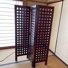 バリ風ついたての画像