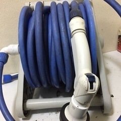 【交渉中】○ホースリール ※巻き取りハンドルが欠損してます