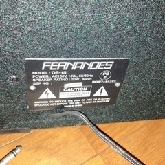 最終値下ギターアンプ【フェルナンデス】製の画像