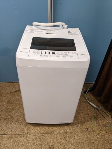 ☆2017年製 Hisense 全自動電気洗濯機 4.5kg HW-T45C