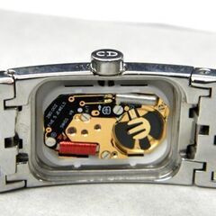 クリスチャンディオール 腕時計 ディオリフィック D96-100 黒文字盤 SS バングルウォッチ Dior 電池交換済み 札幌市西区 西野の画像