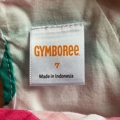 GYMBOREE ワンピース　ピンクボーダー120の画像