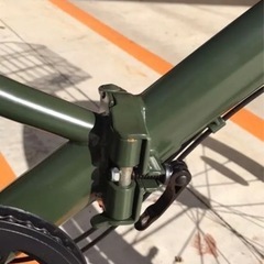 折りたたみ自転車 カゴ付 20インチ P-008Nの画像