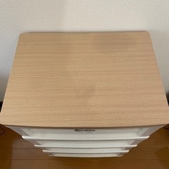 【アイリスオーヤマ】ウッドトップチェストの画像